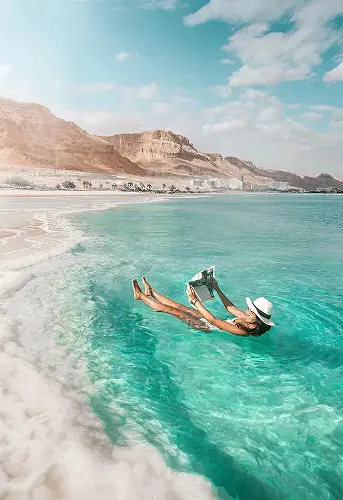 Float effortlessly on the Dead Sea
